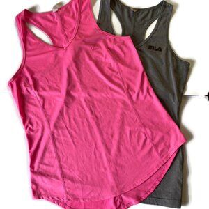 Pair of Fila Tank Tops